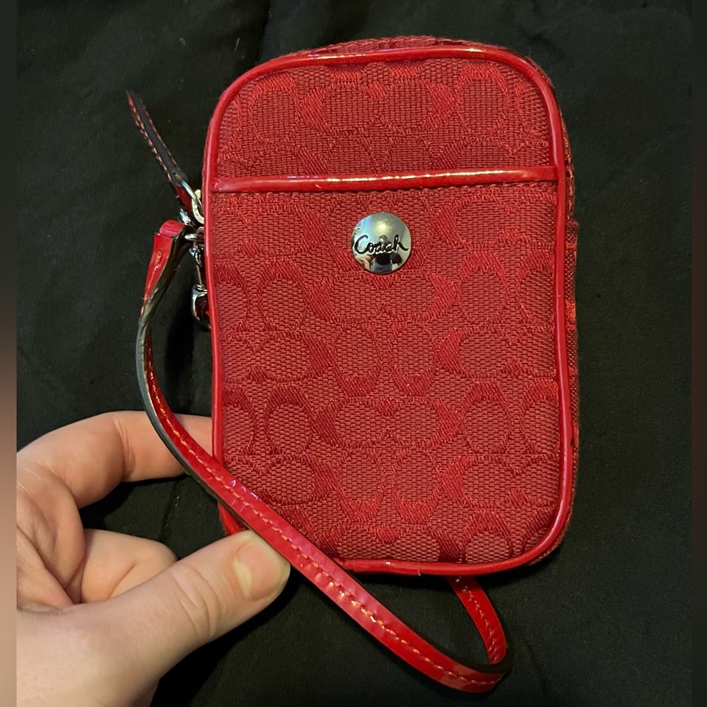 Red Coach clutch